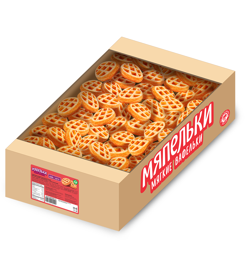 Мягкие вафли «Мяпельки» 1,3 кг