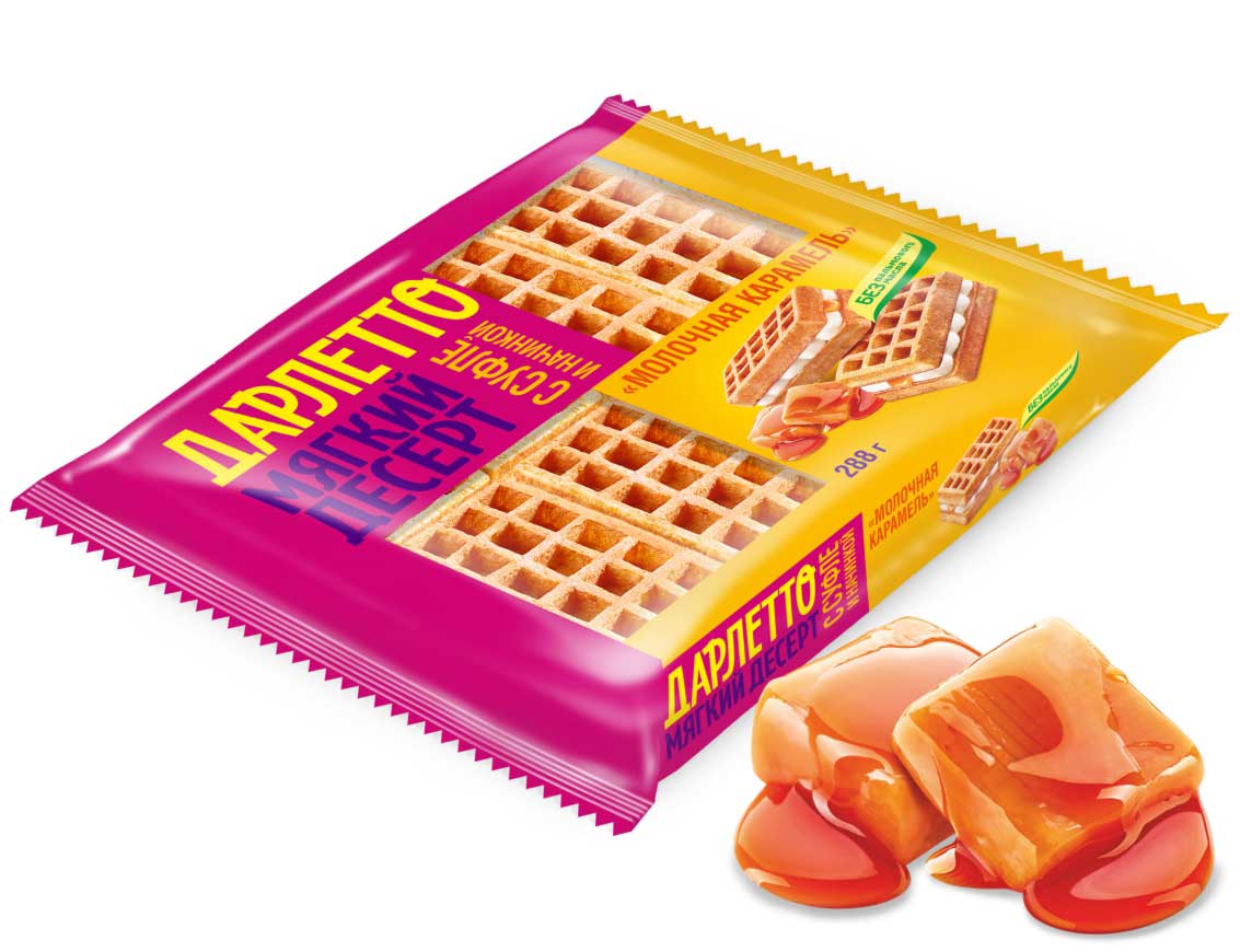 Мягкий десерт с суфле и начинкой «Молочная Карамель» 288 г