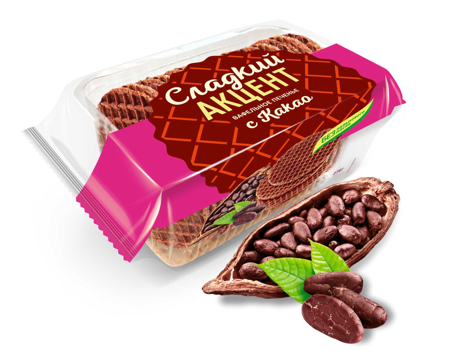 Вафельное печенье с какао 276 г